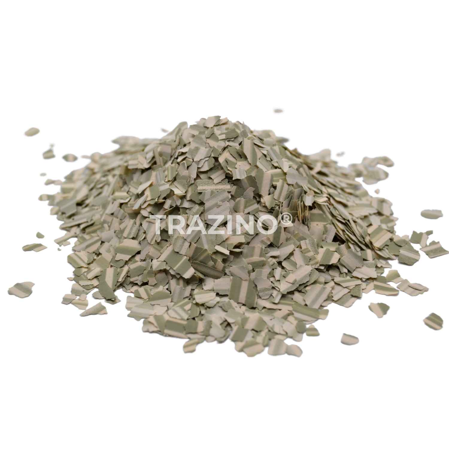 Trazino® Farbchips in zweifarbig Petrol zum Einstreuen für Beschichtungen Trazino® Farbchips in zweifarbig Petrol zum Einstreuen für Beschichtungen